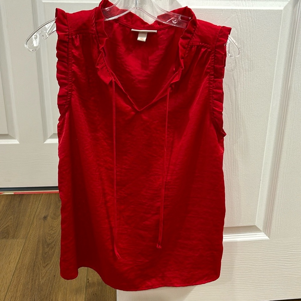 Knox Rose Red Sleeveless Top